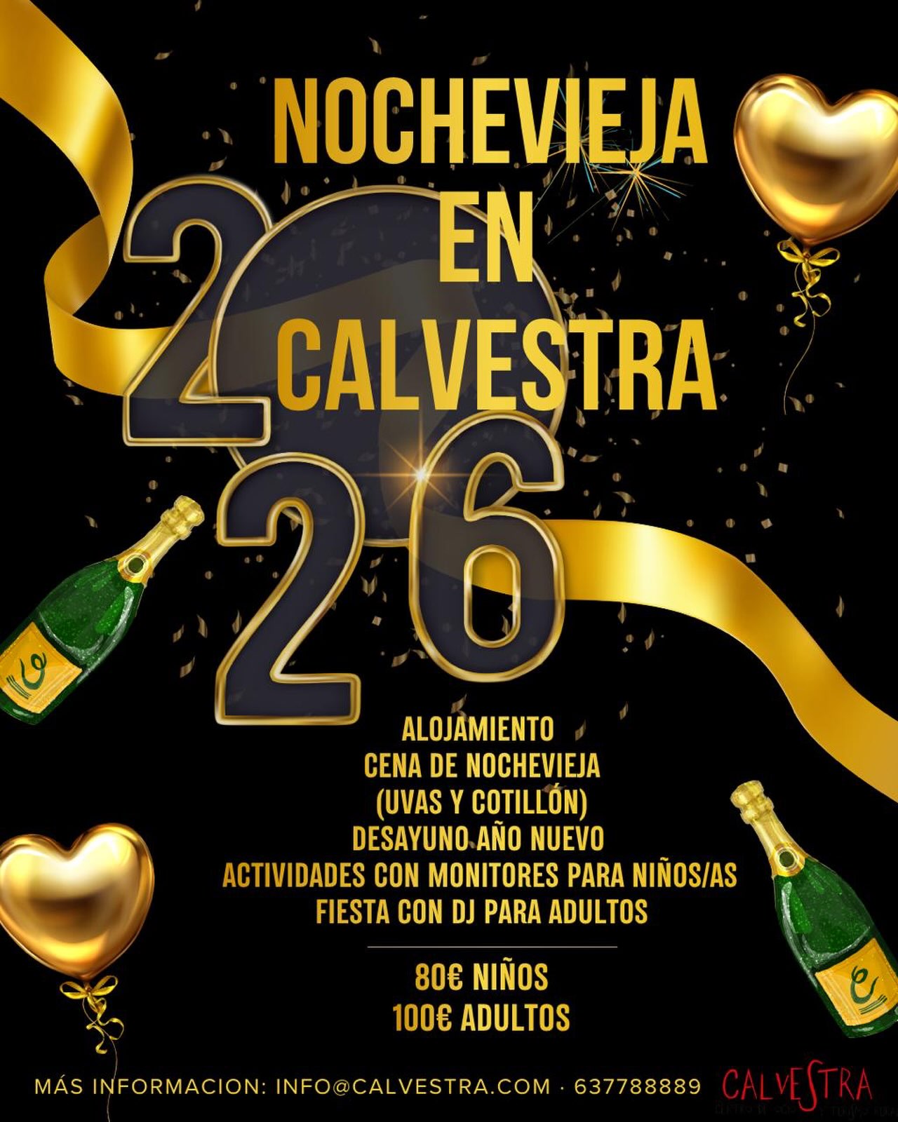 Nochevieja 2026 en Calvestra